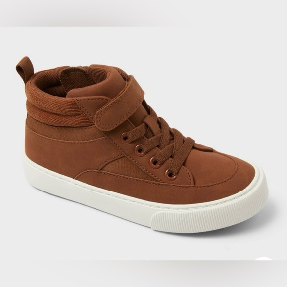 CAT & JACK brown sneaker boots - Picture 1 of 8